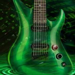 Green Melting Electric Guitar Wallpaper