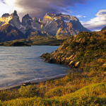 Lake Pehoe Torres del Paine National Park wallpaper