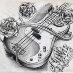 Music Forever Bass Guitar by WillemXSM Wallpaper