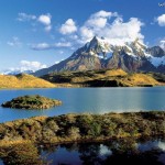 Pehoe Lake, Torres Del Paine, Chile wallpaper