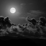 dark night full moon wallpaper