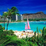 waikiki beach wallpaper