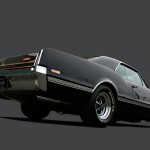 1966 oldmobile 442 black coupe wallpaper