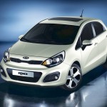2012 Kia Rio Hatchback White Wallpaper