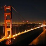 Golden Gate Bridge At Night Wallpaper