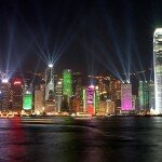 Hong Kong Symphony of Light Wallpaper